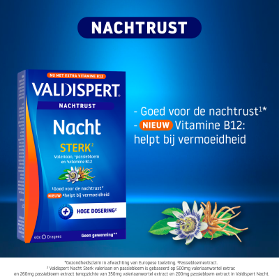 Nacht  Sterk valeriaan, passiebloem en B12***